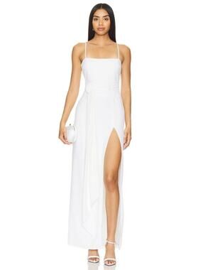 Amanda Uprichard Isabel Dress in Ivory
